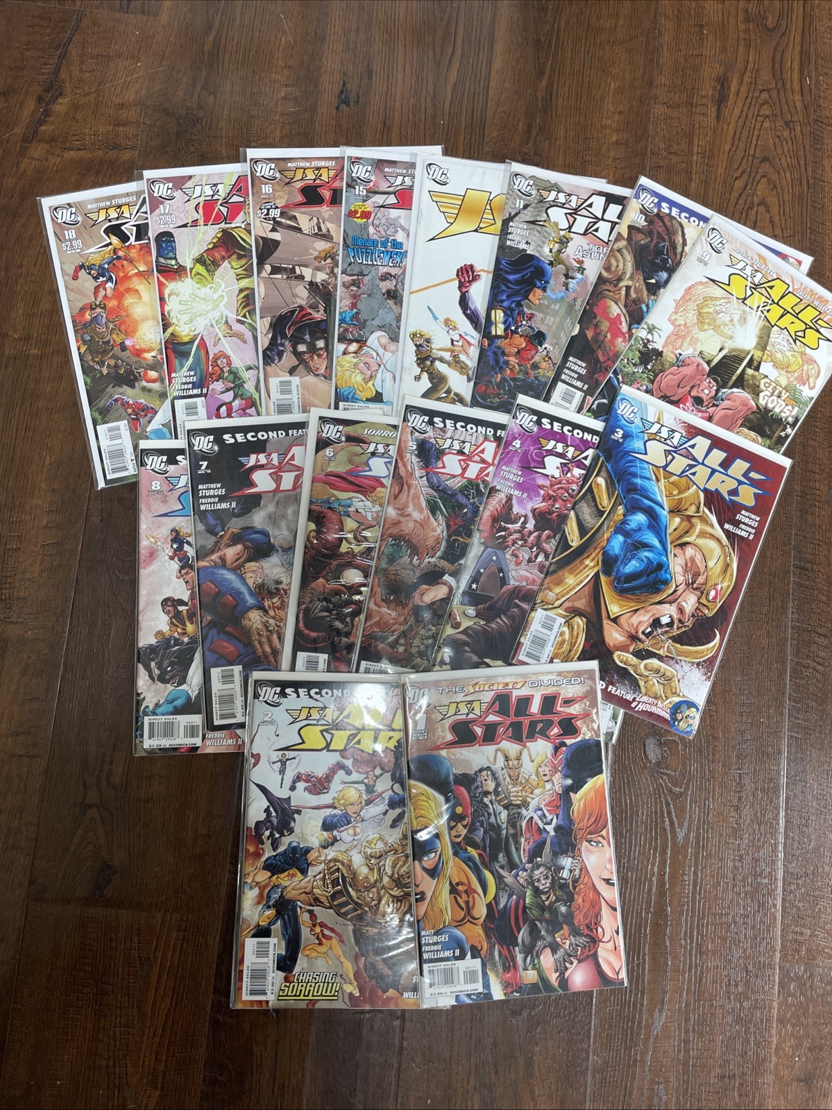 JSA All-Stars #'s Run Lot of 16; 1-18 DC Comics 2010; High Quality; CC
