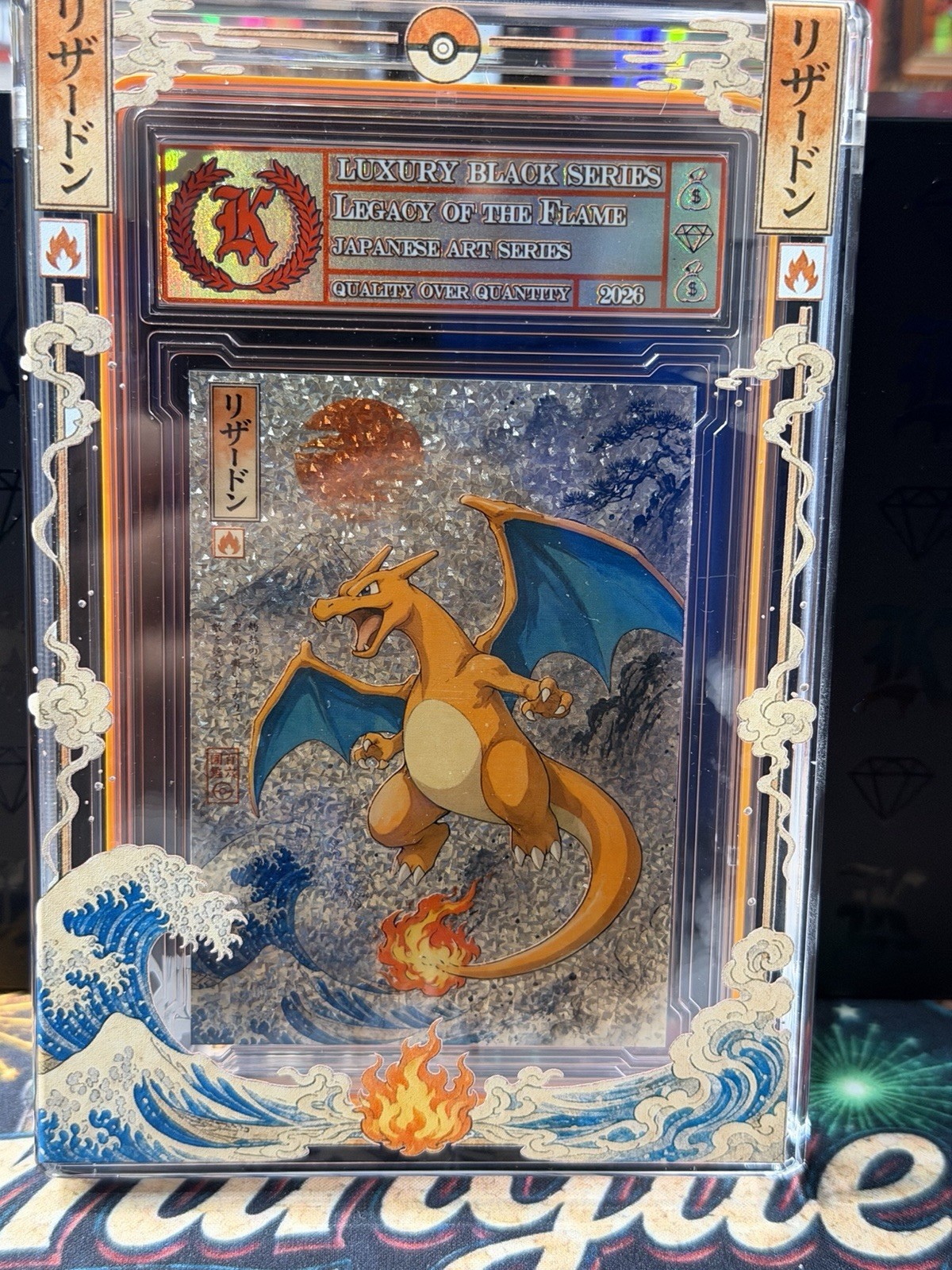 KICKSTRADOMIS LUXURY BLACK SERIES CHARIZARD RADIANT 1/1