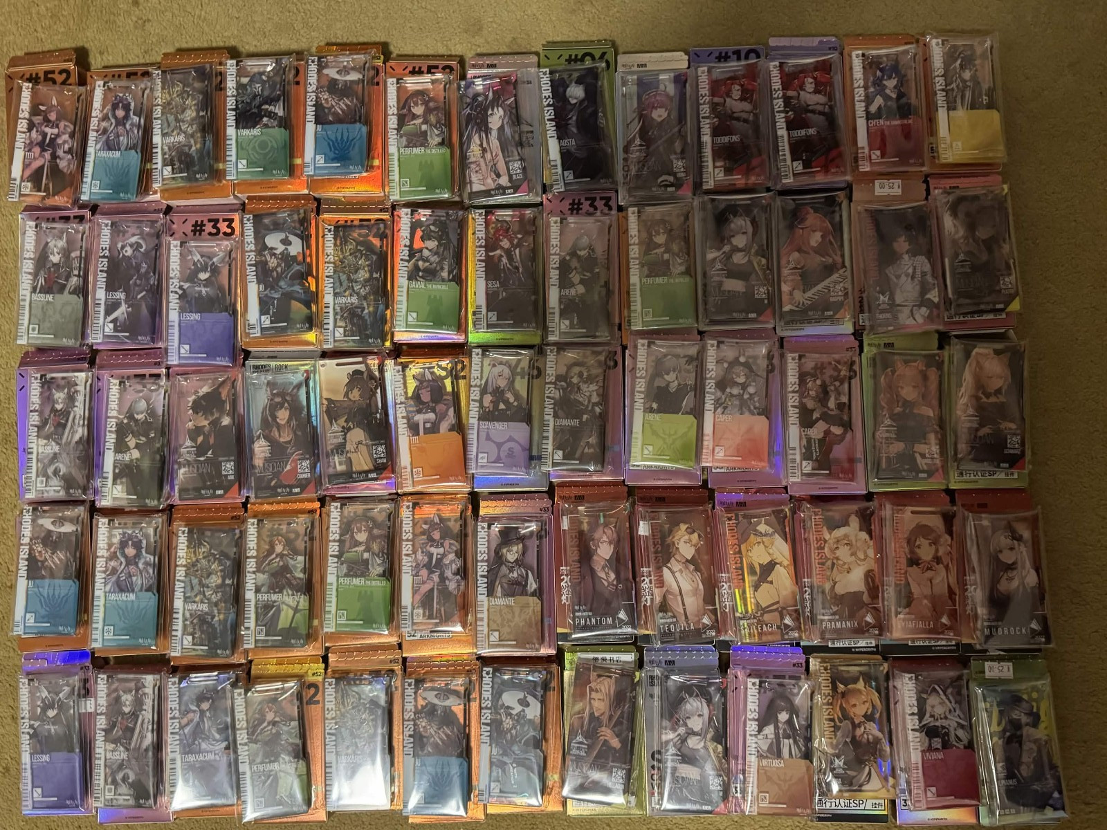 Official Arknights Authentication Passes with box