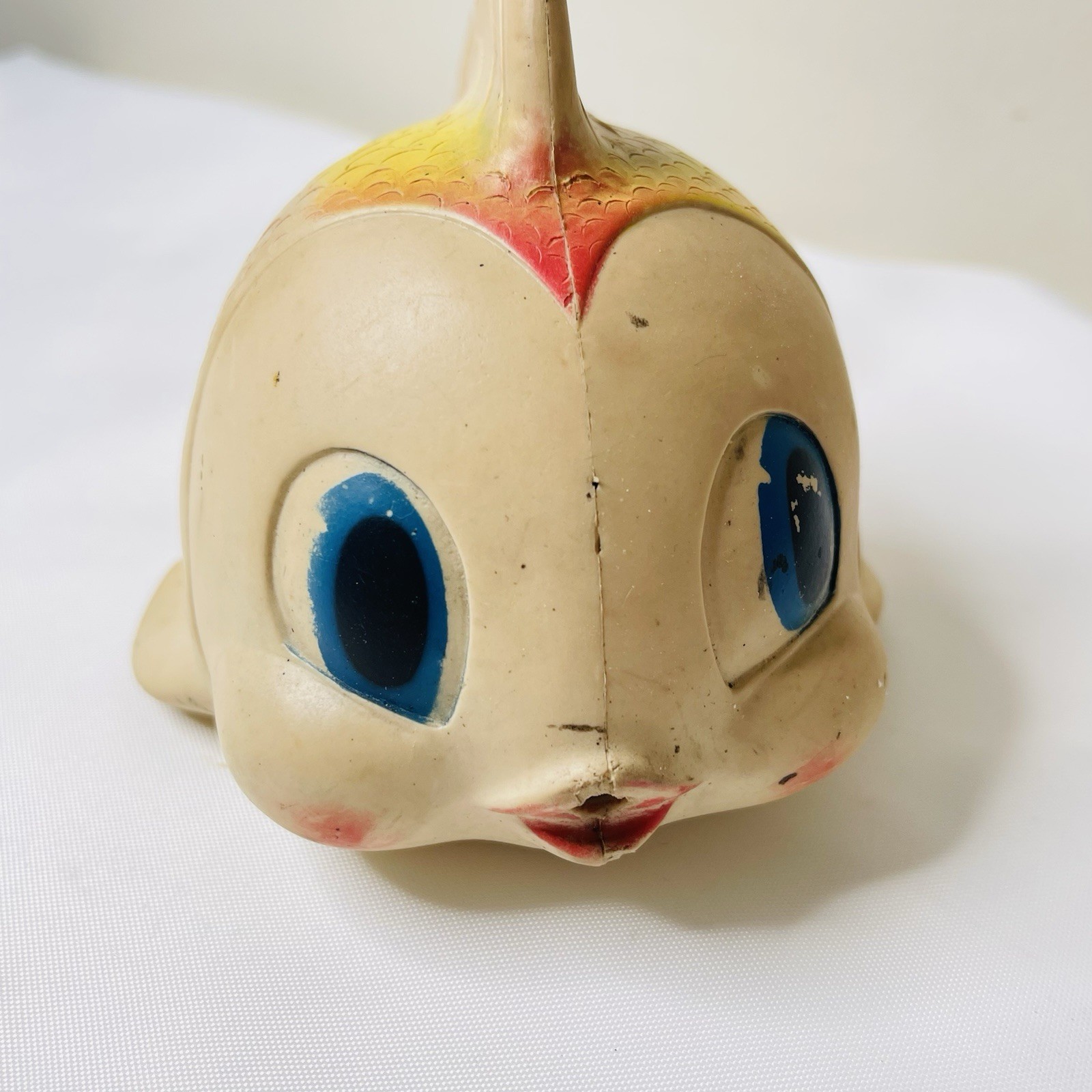 1930s Walt Disney - Pinocchio's Cleo the Goldfish Squeeze Toy The Sun Rubber Co.