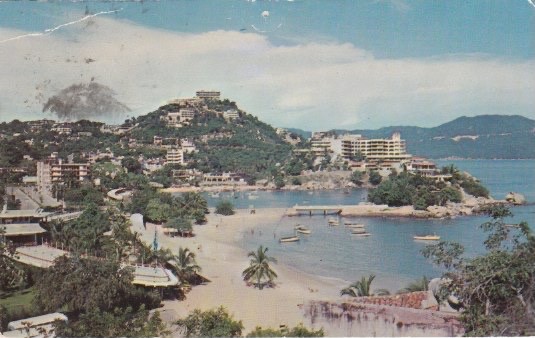 View of Caleta & Caletilla Beaches-The Morning Beaches-ACAPULCO, Mexico