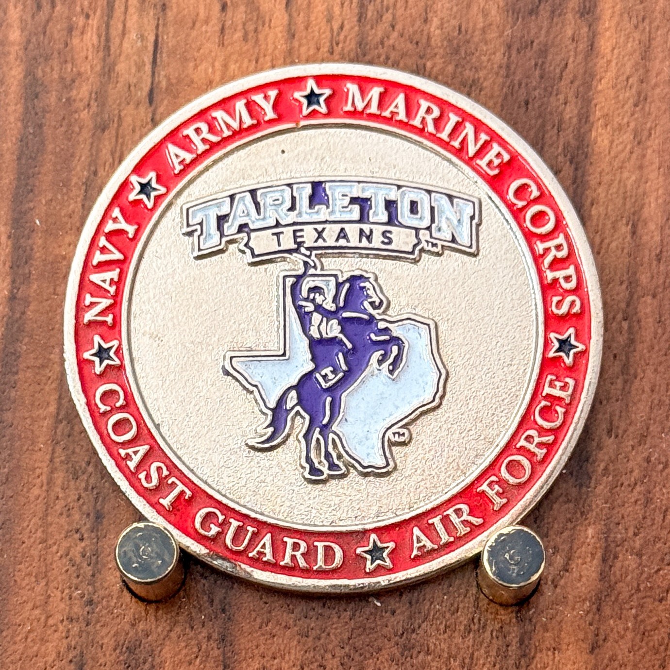 Tarleton State University Texans Veterans Challenge Coin  W#26