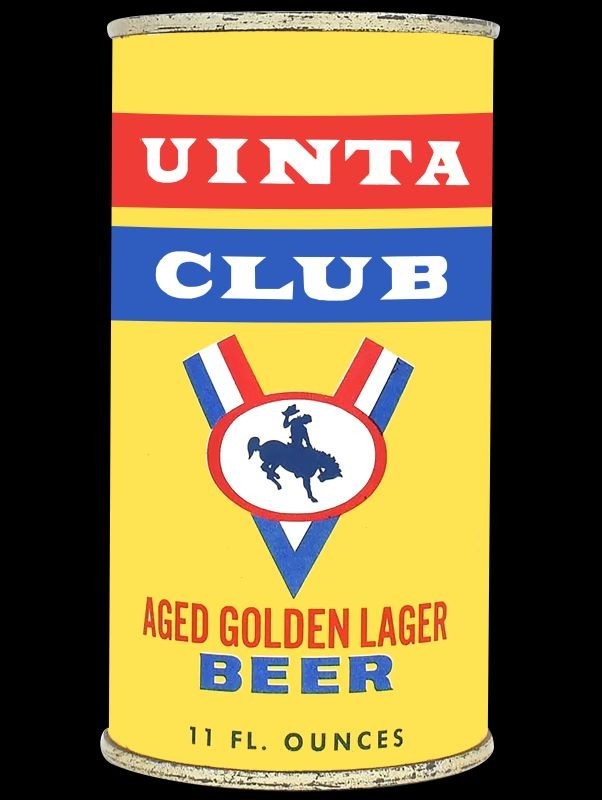 Uinta Club Beer of Evanston, Wyoming New Metal Sign: 9x12\