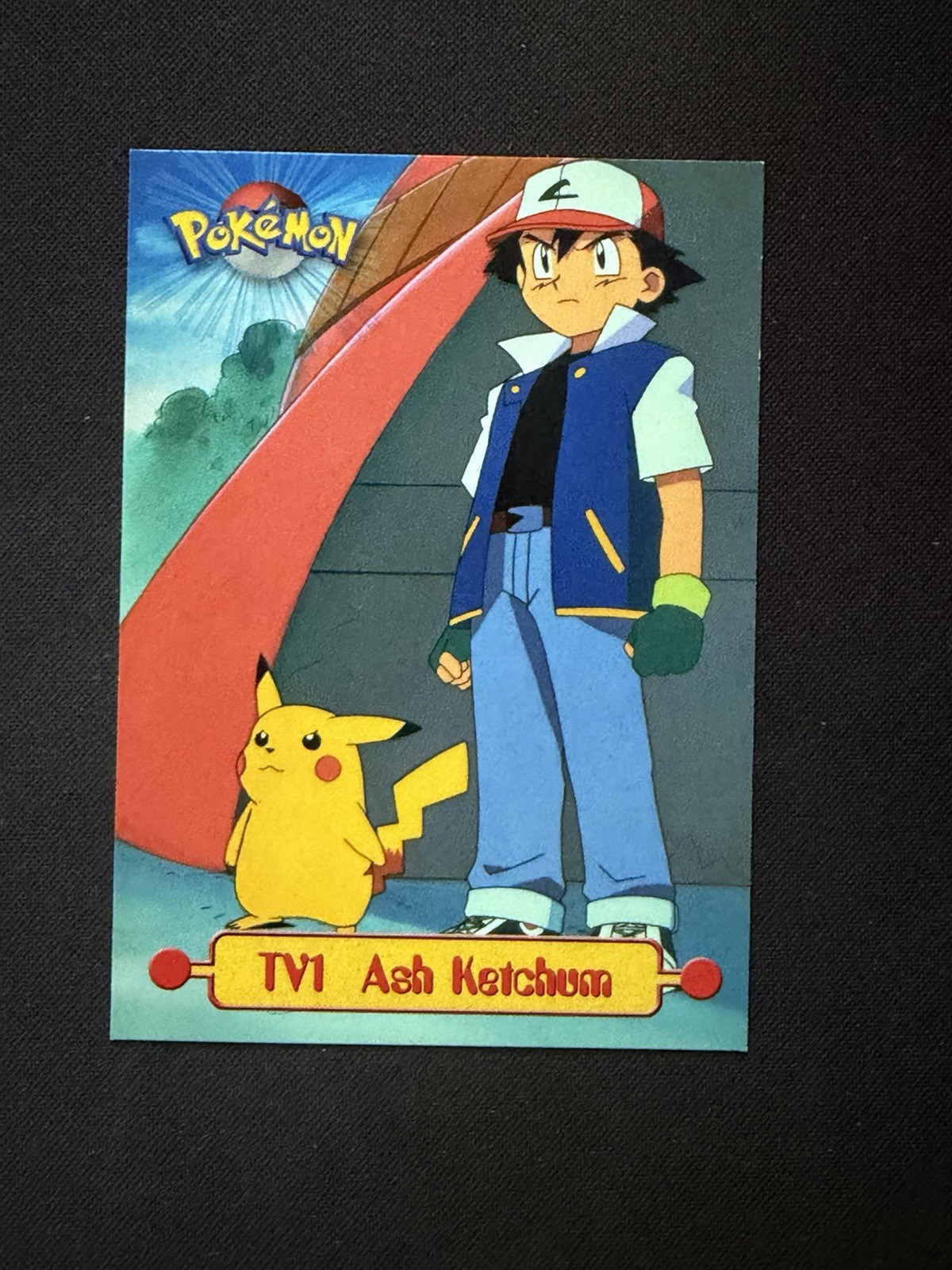 1999 Topps Pokemon TV Animation Edition Series 1 #TV1 Ash Ketchum