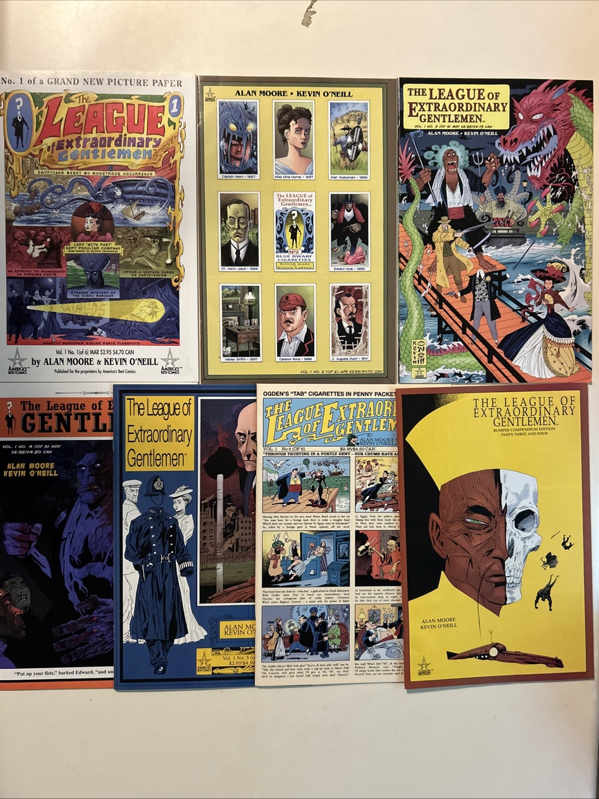 The League of Extraordinary Gentlemen Vol. 1 #1-6 Full Set +Bumper Compendium 2