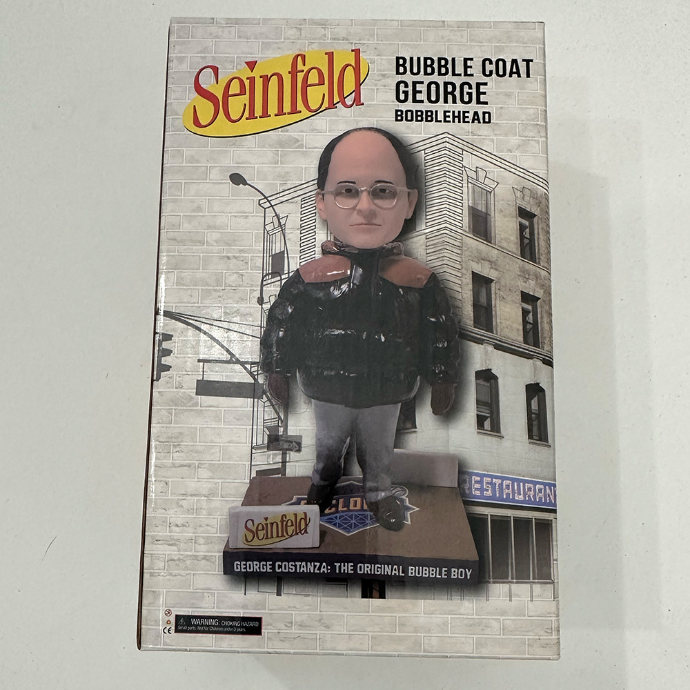 Seinfeld George Costanza Bubble Coat Bobblehead – Brooklyn Cyclones