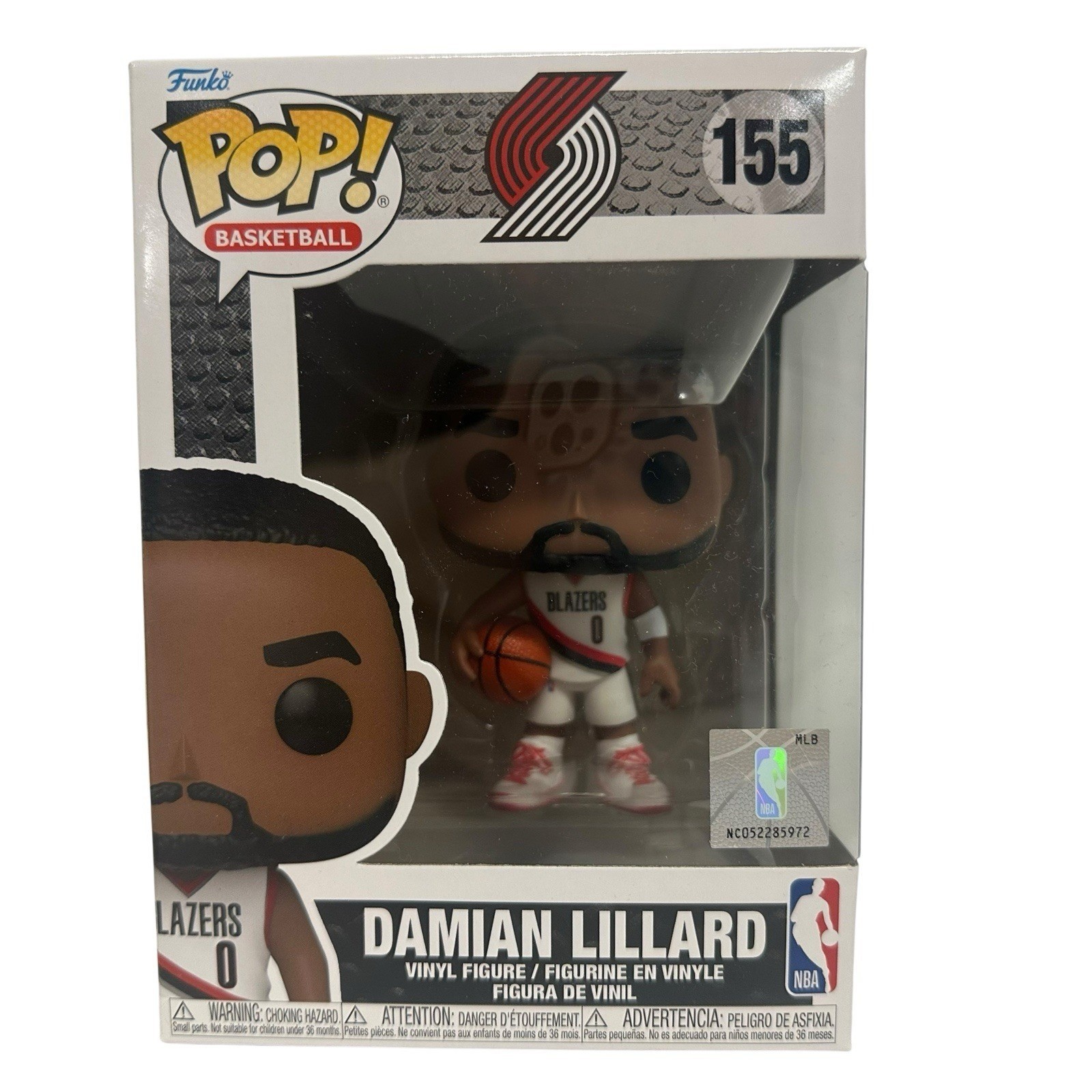 DAMIAN LILLARD Portland Trailblazers Funko POP #155 Collectible Vinyl Figure NEW DAMIAN LILLARD Portland Trailblazers Funko POP #155 Collectible Vinyl Figure NEW