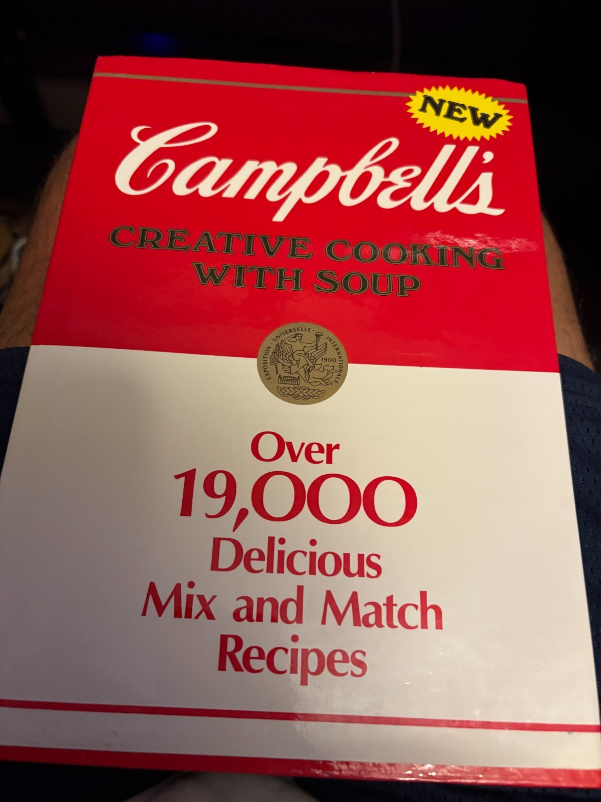 Campbells Creative Cooking With Soup 19,000 Mix and Match Recipes 1985 Hardcover