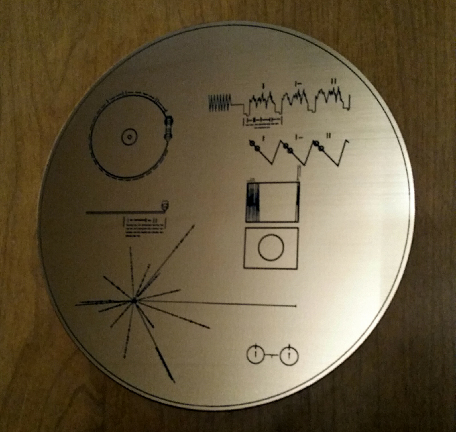 NASA Voyager Spacecraft Plaque 1977