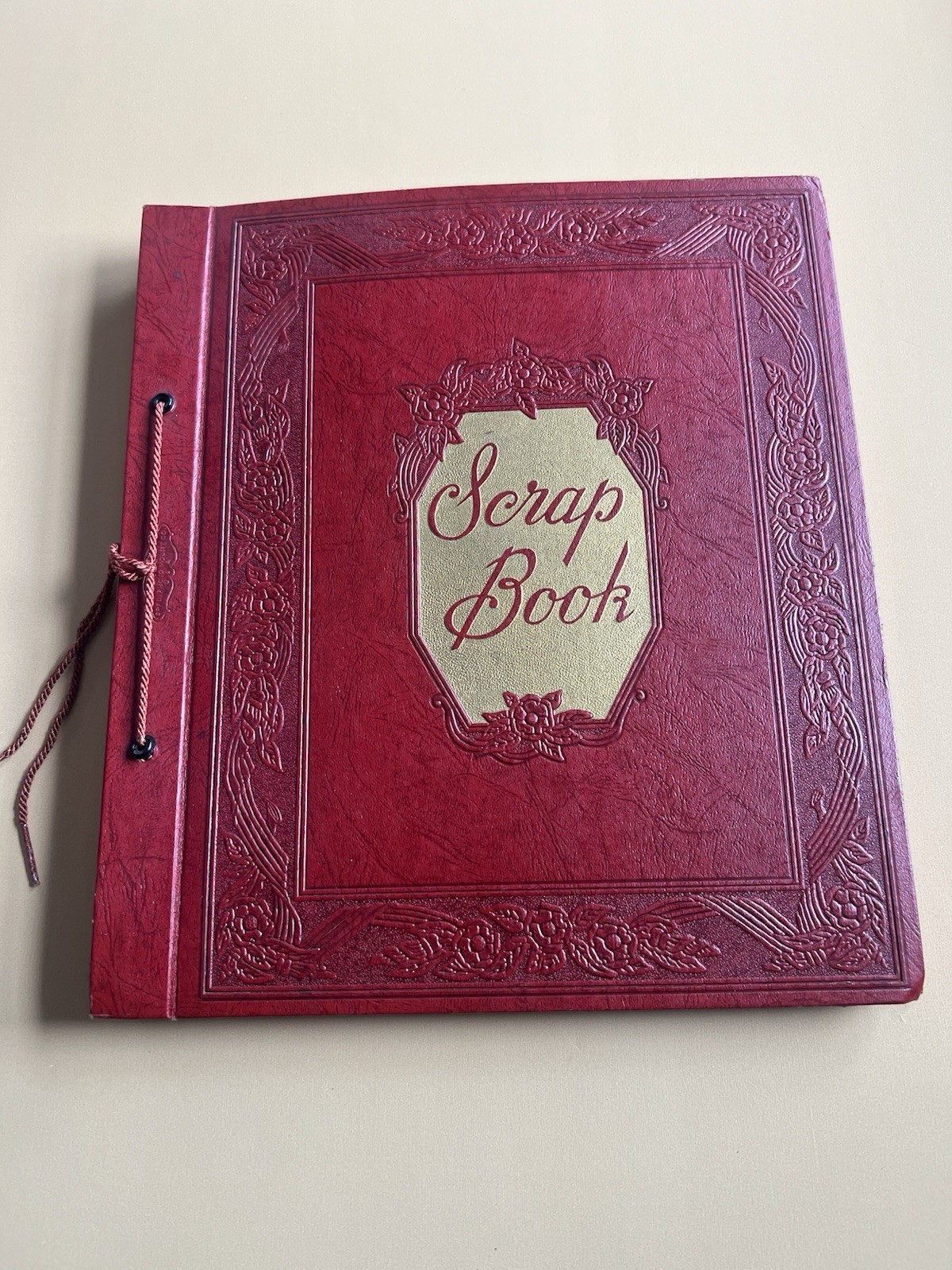 Vintage Scrapbook 1949 Filled With Get Well Cards For Child - Beautiful Ephemera
