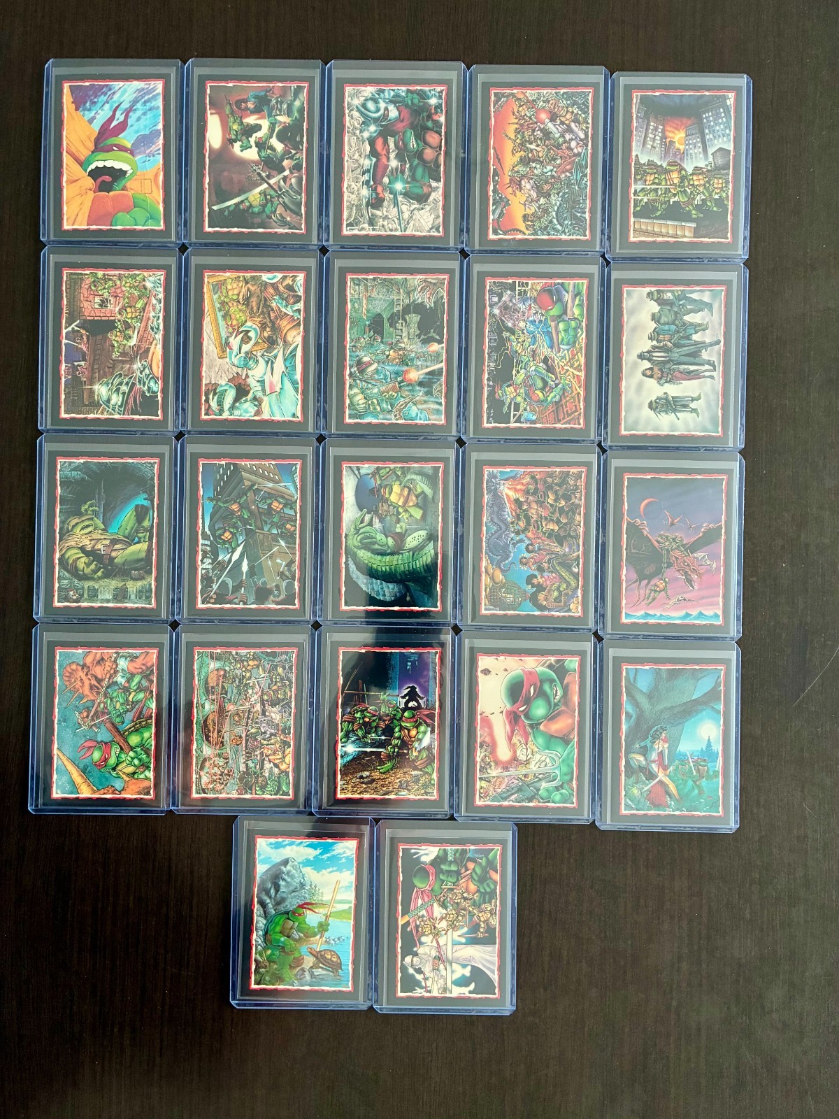 1989 Teenage Mutant Ninja Turtles Collectors Edition Bonus Cards : Lot of 22