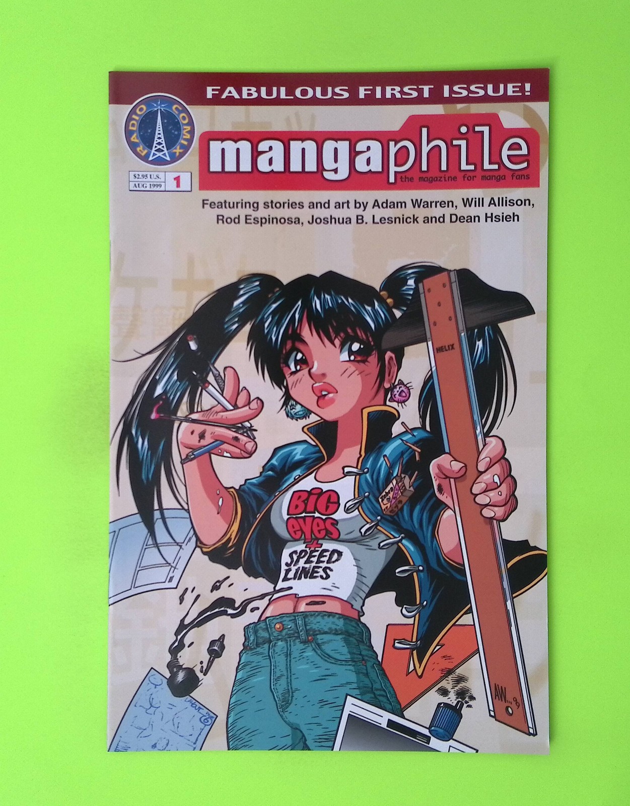 Mangaphile #1 1999 Radio Comix High Grade Comic Book P48-202
