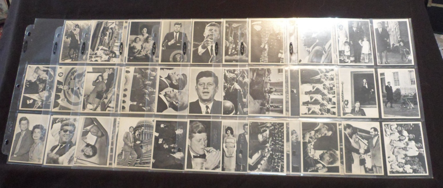 VINTAGE 1964 John F. Kennedy (Topps) FULL SET of 77 