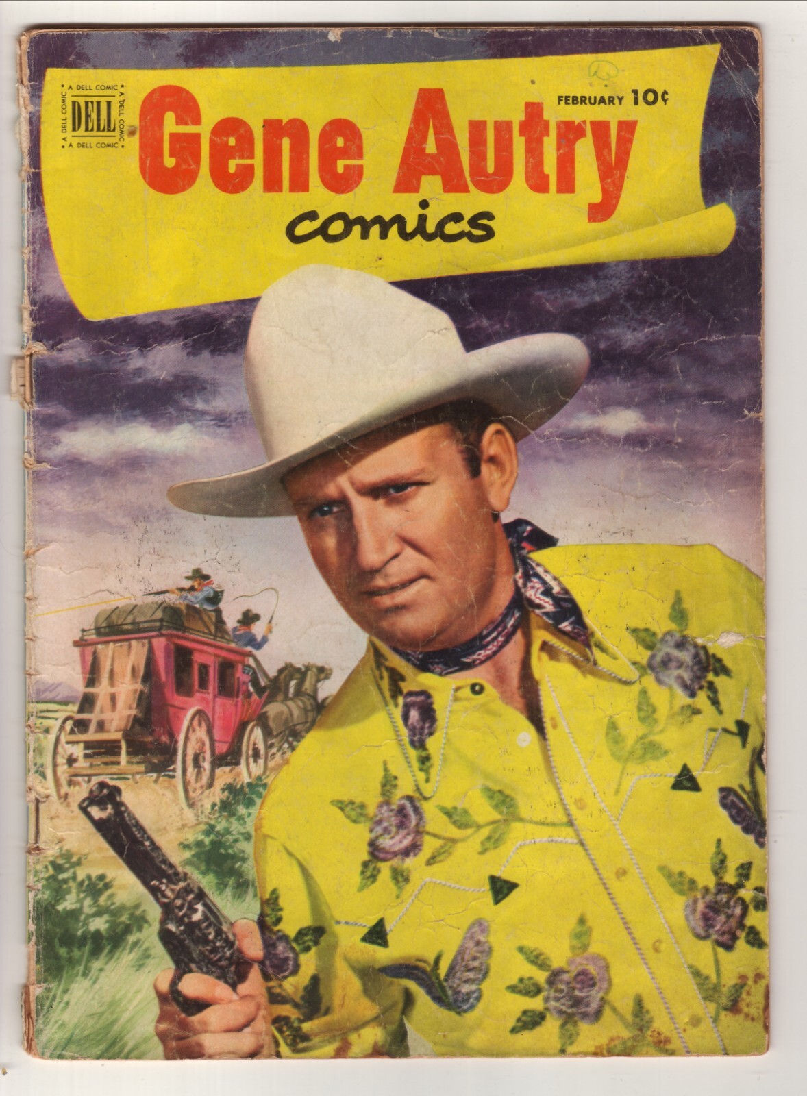 1952 Gene Autry Comics #60 Dell Comic Book Double Trouble