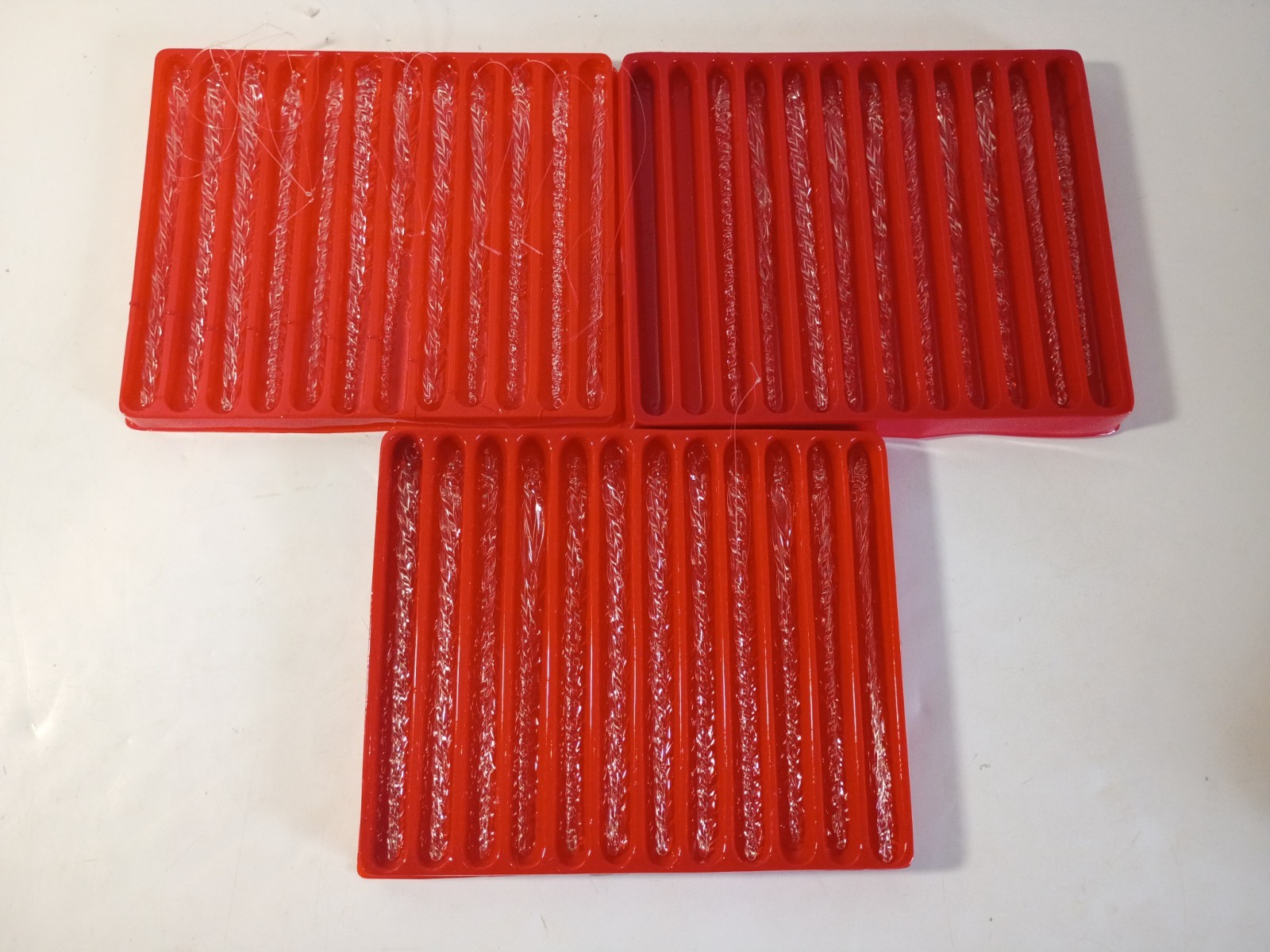 VTG Lot of 33 Glass Icicle Christmas Tree Ornaments 5.5\