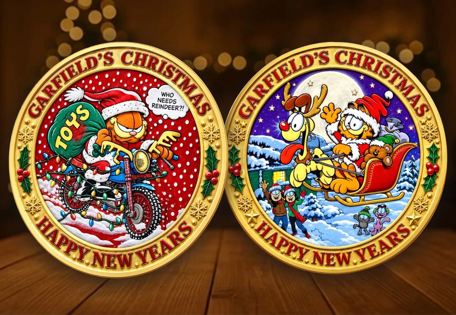 Garfield’s Christmas & Happy New Year Commemorative Coin