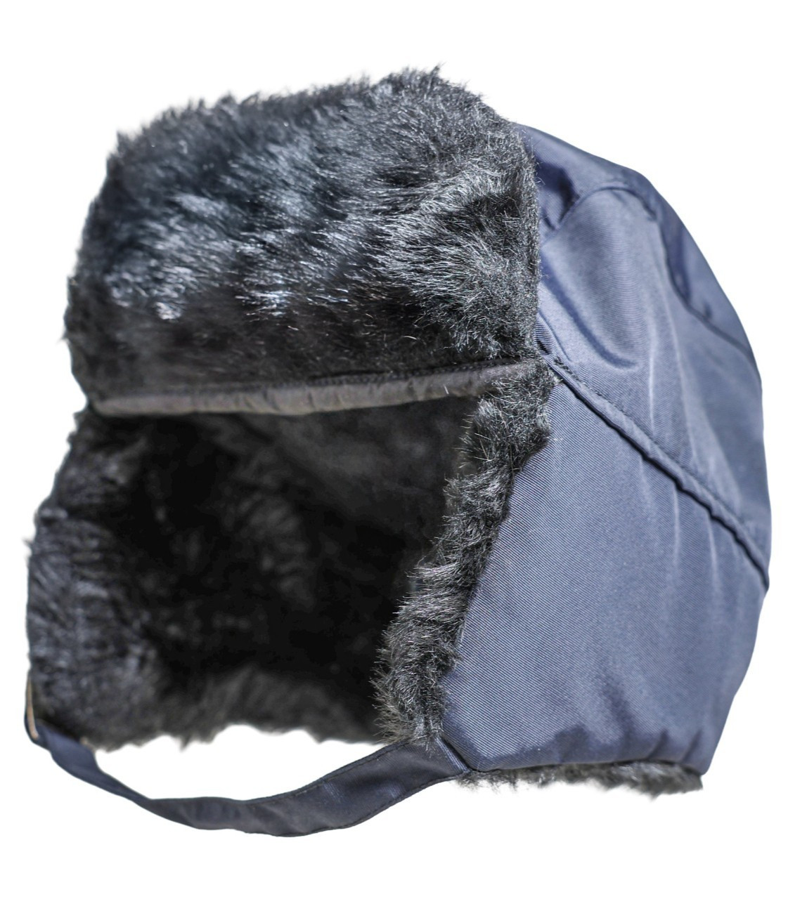 Large - US Military Navy Blauer Arctic Trooper Cap Ushanka Cold Weather Hat