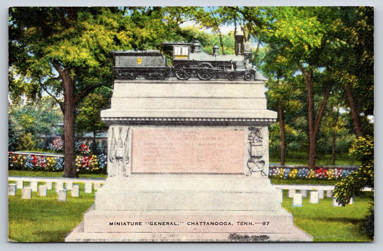 Miniature General Chattanooga Tennessee Vintage Postcard