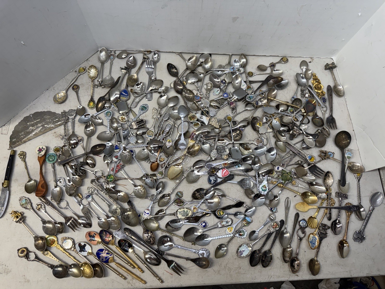 Lot Of Vintage Souvenir Spoons Collectible 200+