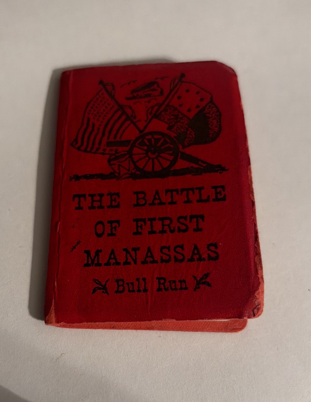 1961 Battle Of First Manassas Bull Run Re-Enactment Show Wash. DC Mini Book VG/G
