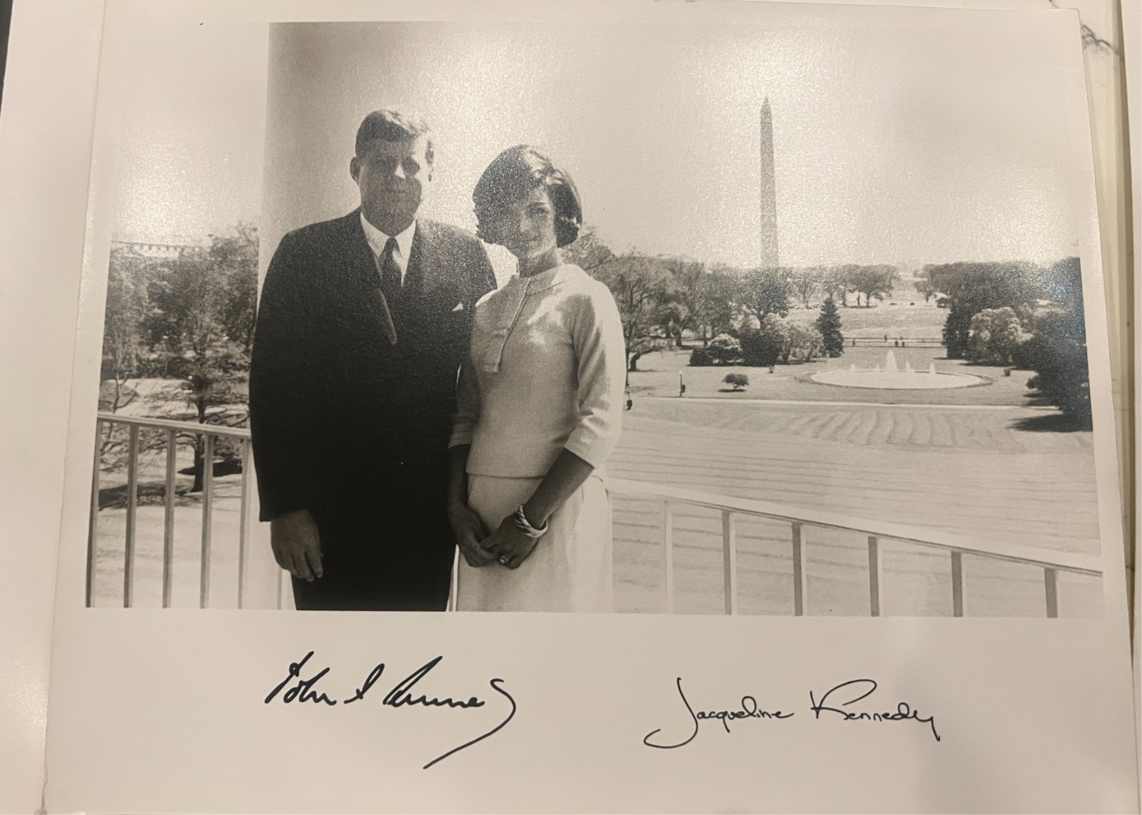 Set of 5 JFK and Jackie Photos - Sent by the WH for my Parents Wedding in 1963