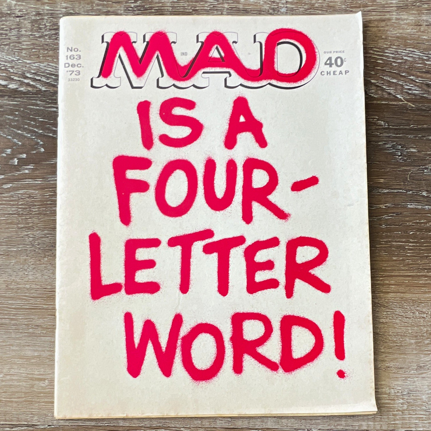 MAD Magazine Issue #163 December 1973 