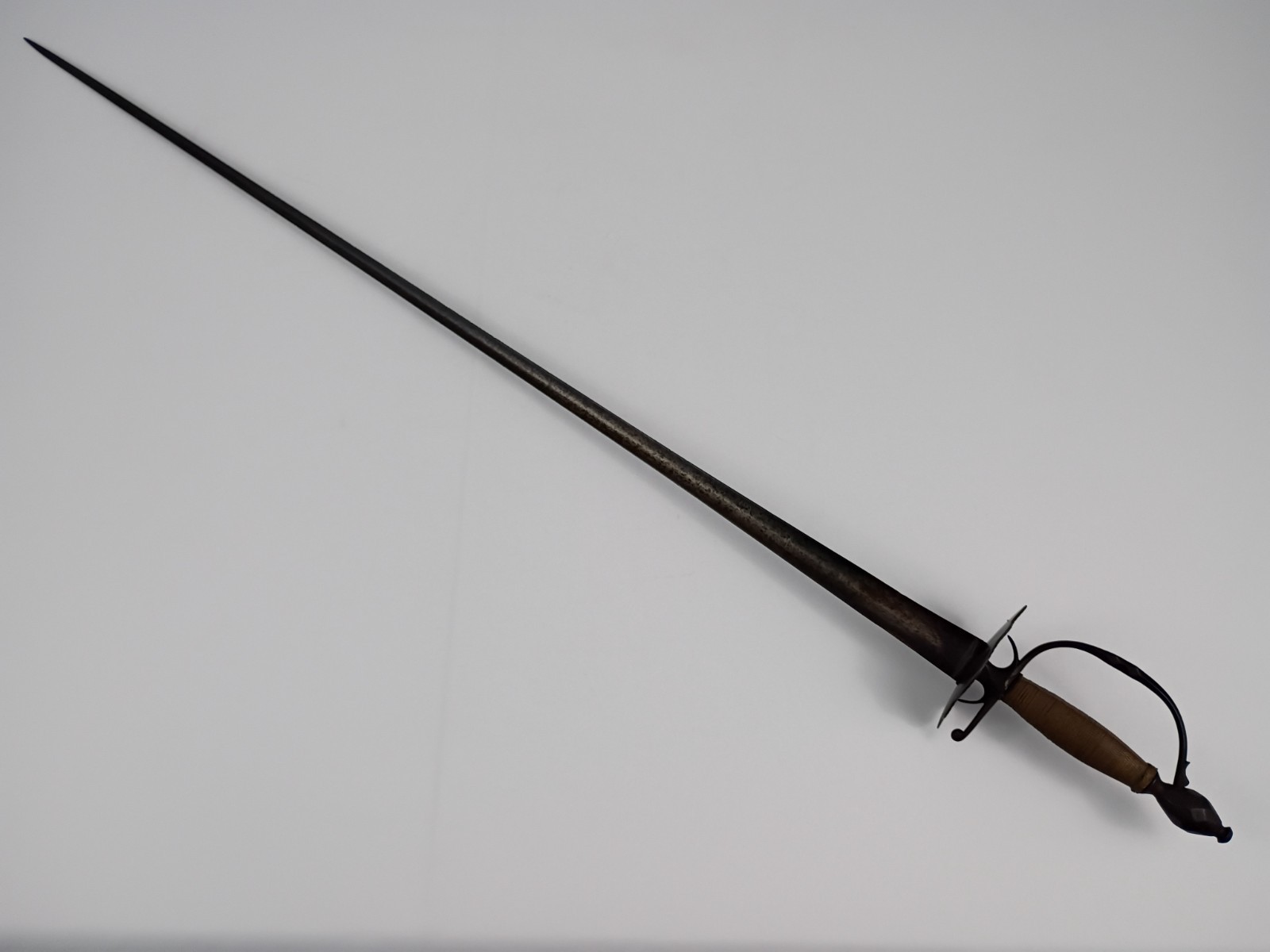 1770's British American Revolutionary War Small Sword with Faceted Pommel