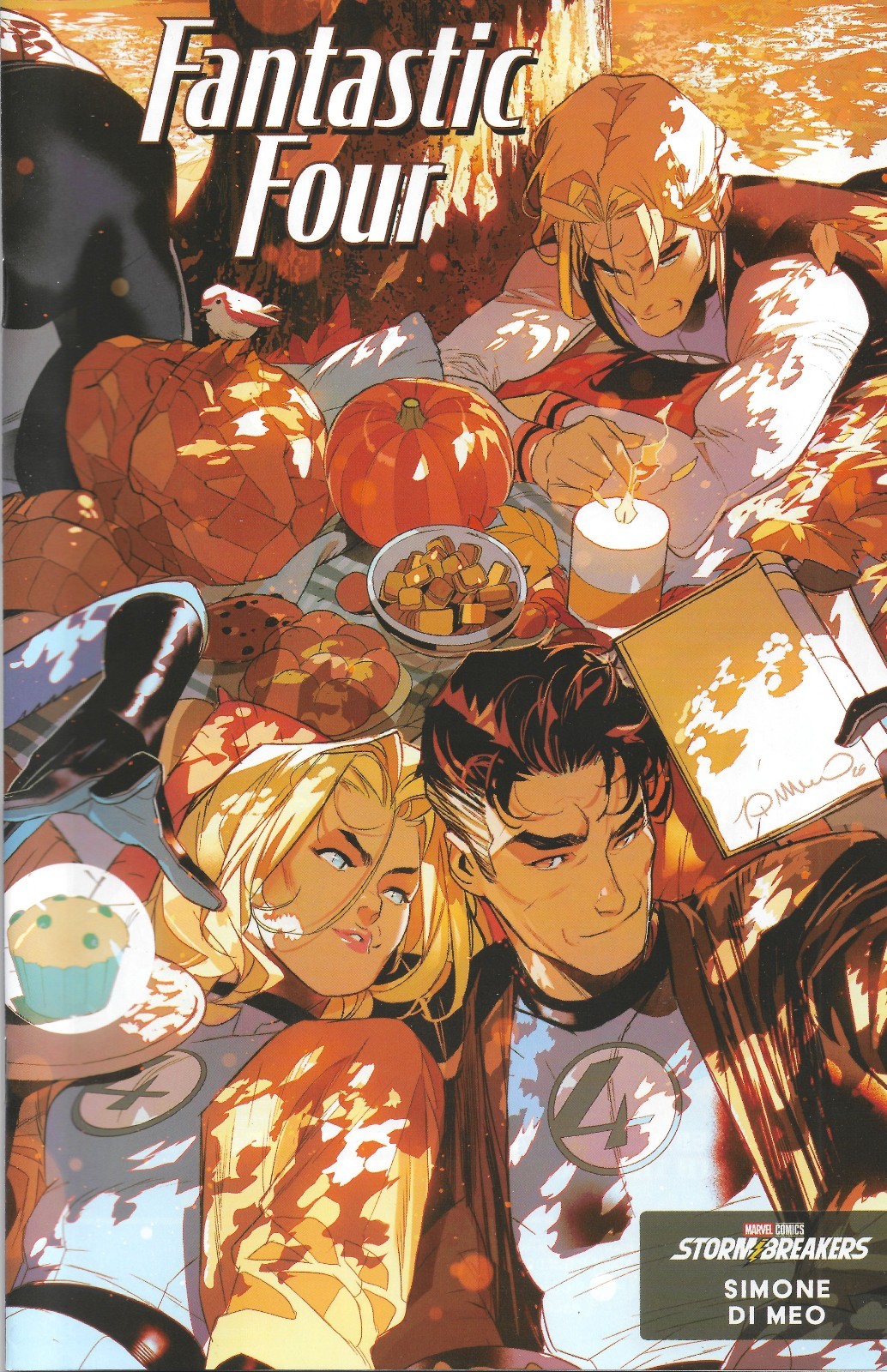 FANTASTIC FOUR #16 SIMONE DI MEO FALL FANTASIES VARIANT (VF to VF+)(MARVEL 2026) FANTASTIC FOUR #16 SIMONE DI MEO FALL FANTASIES VARIANT (VF to VF+)(MARVEL 2026)