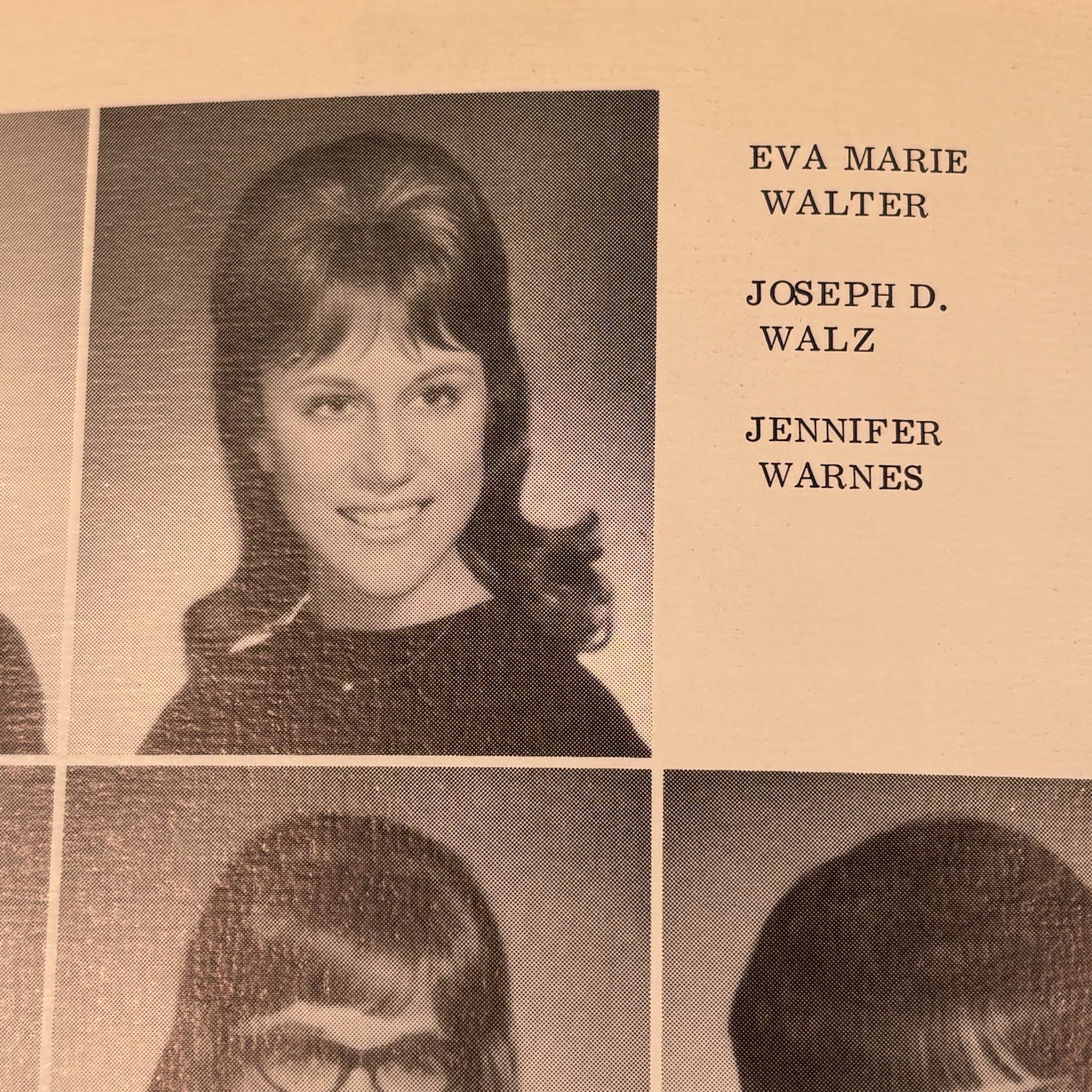 John Huarte Jennifer Warnes Mater Dei High School Yearbook CA 1965 Dirty Dancing