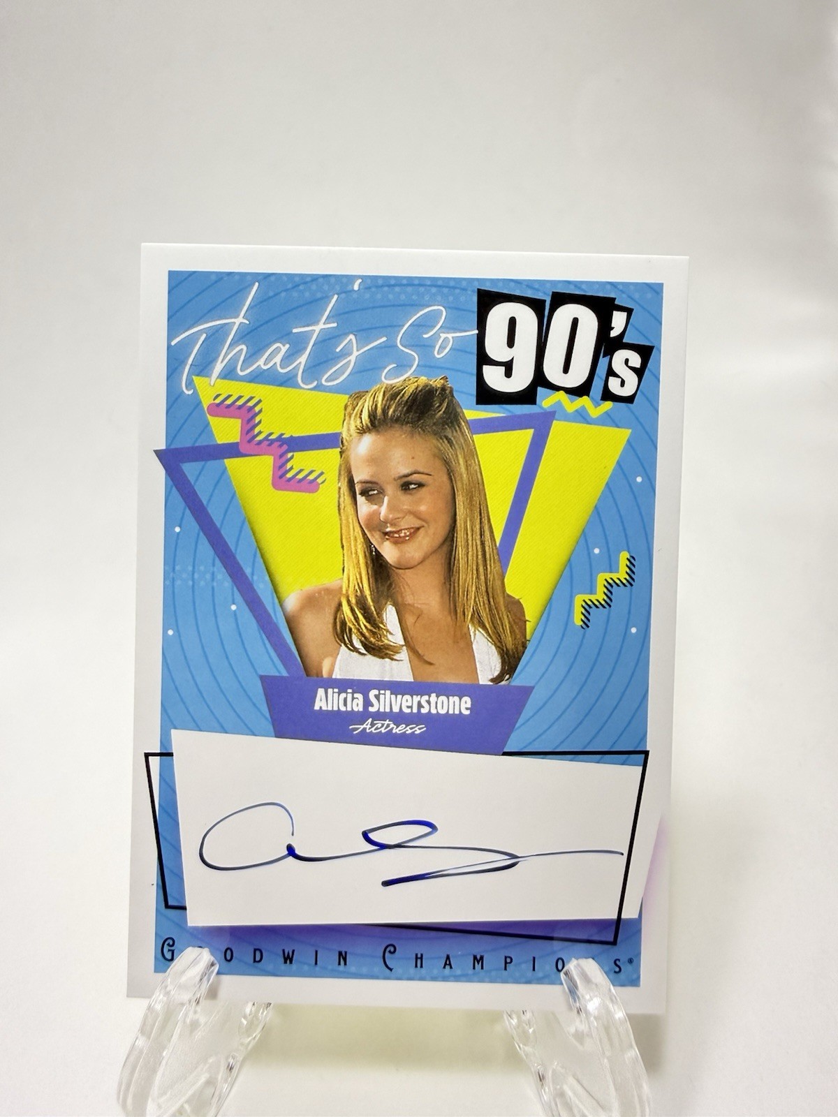 Upper Deck 2026 Goodwin Champions That\'s So 90\'s SO-AS Alicia Silverstone Auto
