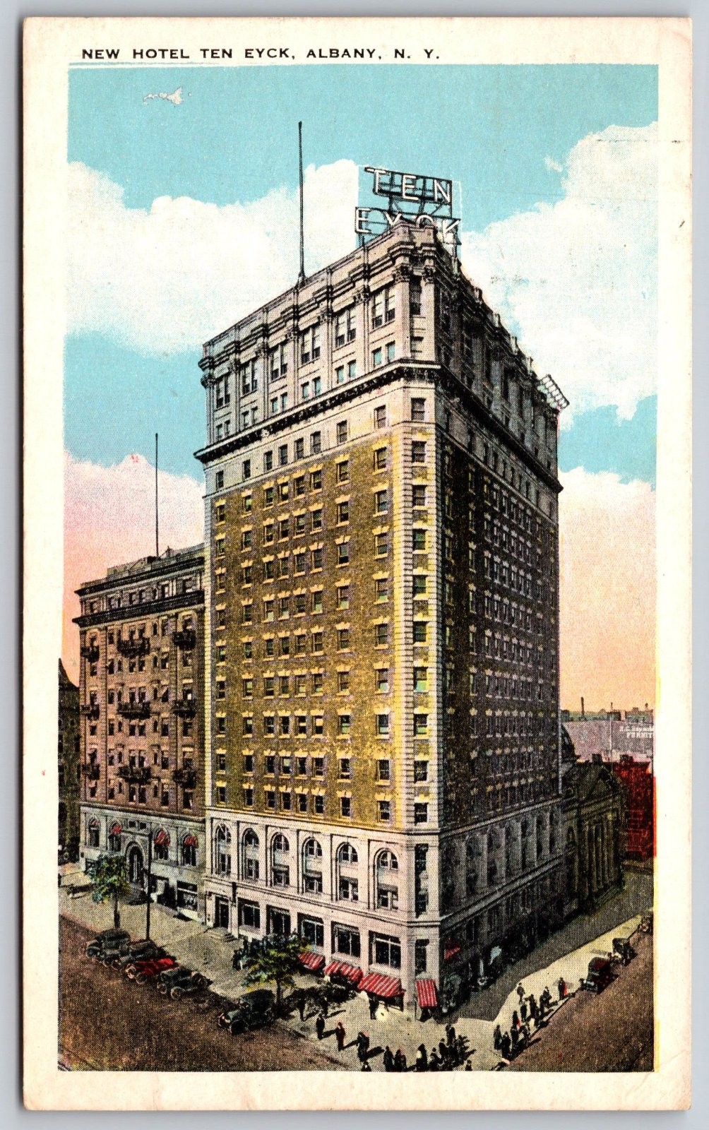 New Hotel Ten Eyck Albany New York Postcard PC079