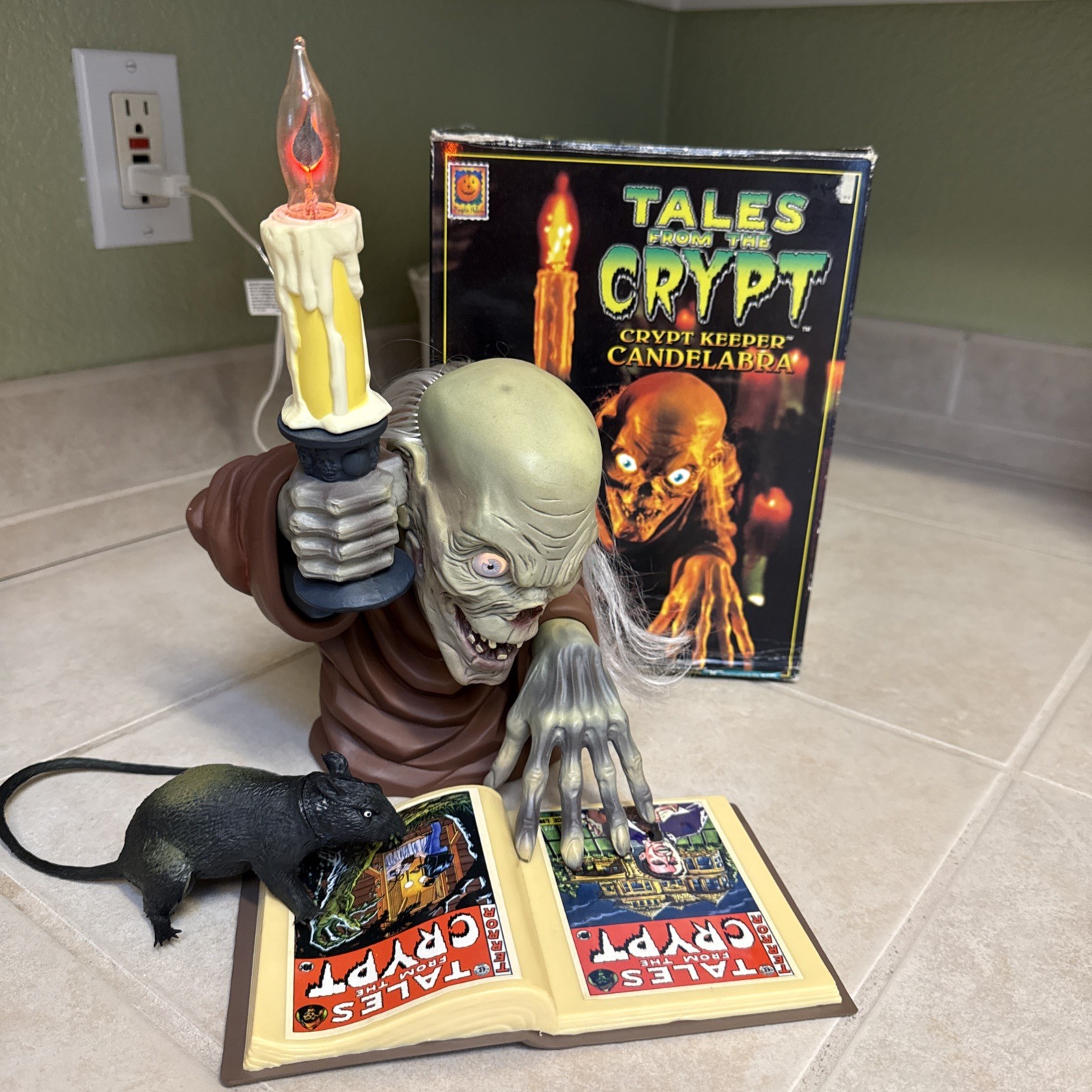 1996 Original Tales From The Crypt, Crypt Keeper Light Up 11 1996 Original Tales From The Crypt, Crypt Keeper Light Up 11