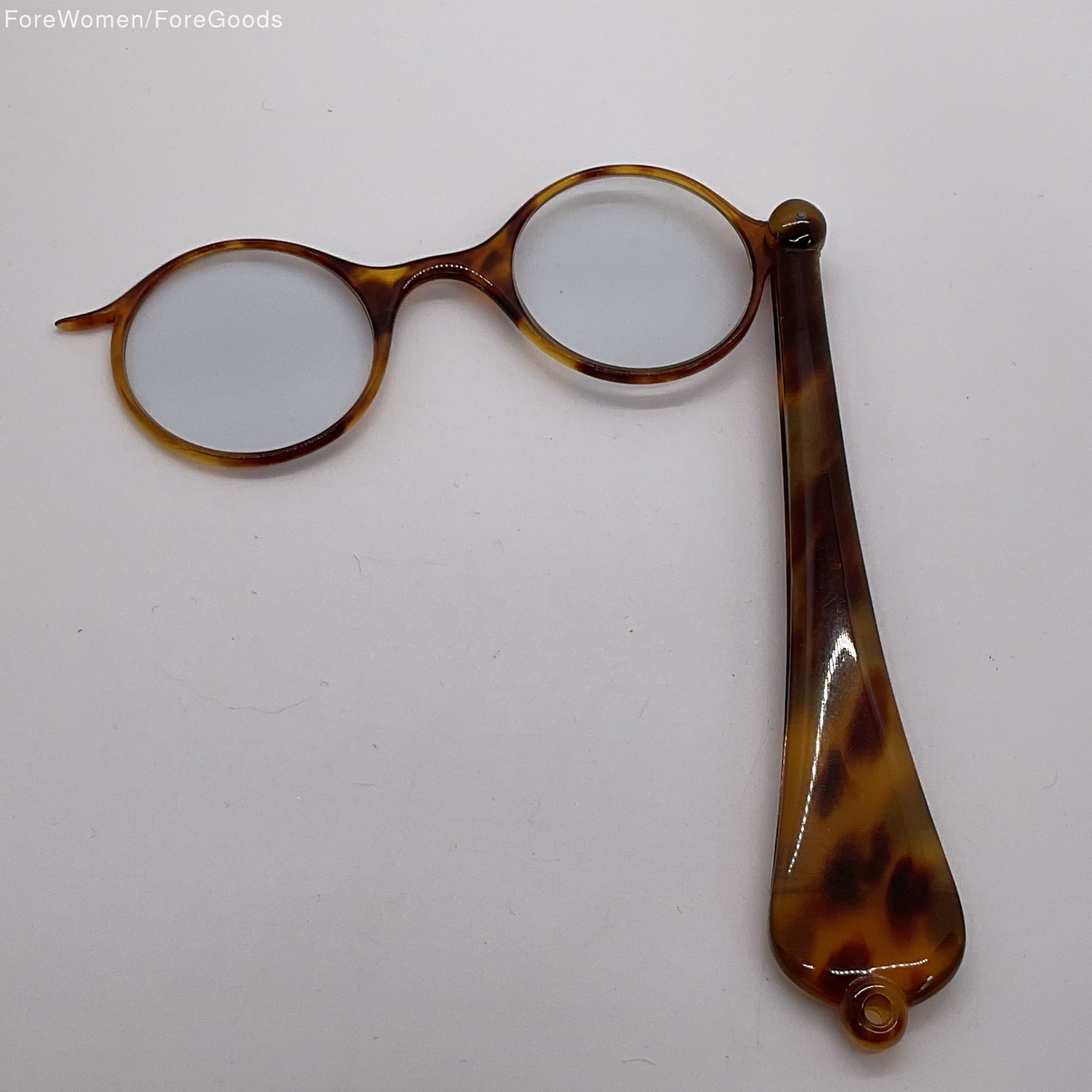 VTG. Mid Century Lorgnette Bakelite Tortoise Opera Glasses