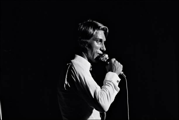 Jacques Dutronc at the concert in Deauville France on July 14 1967 Old Photo 1