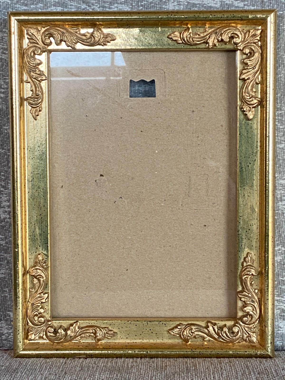 Vtg Intercraft 5x7 Gold Ornate Picture Frame Baroque Hollywood Regency Gallery