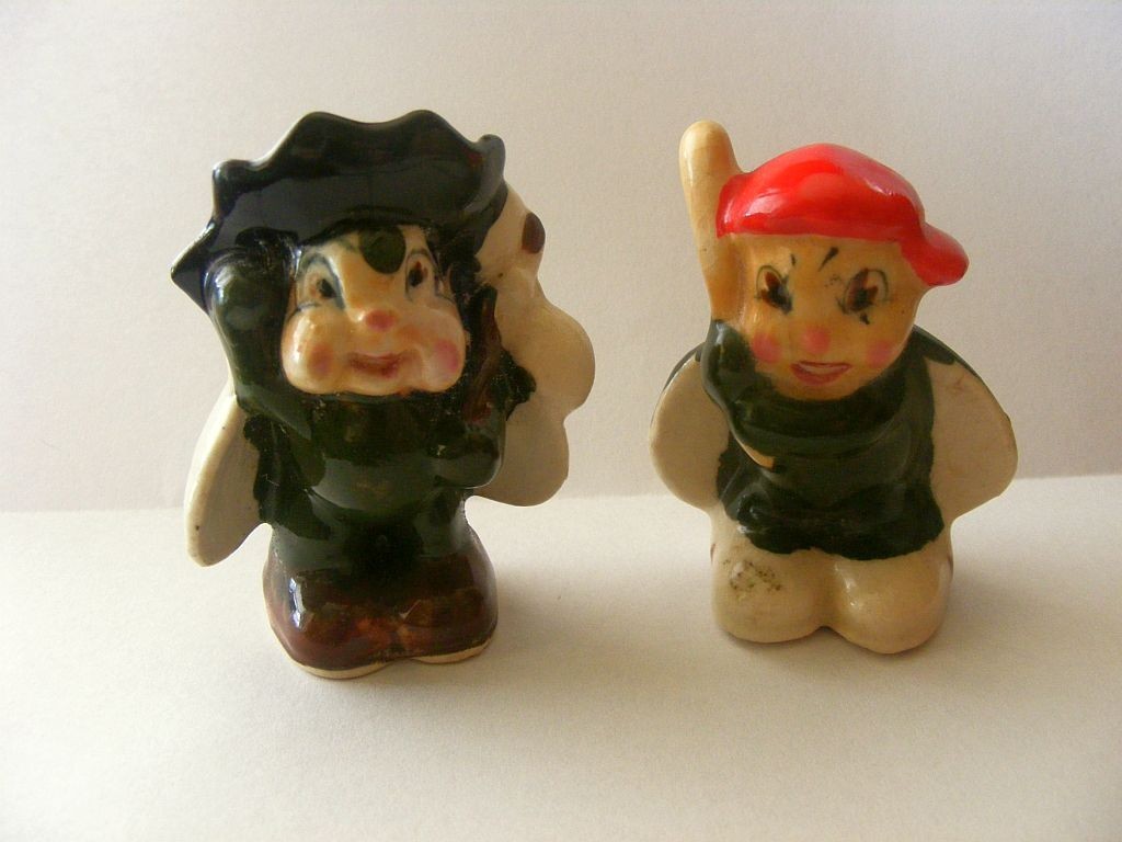 VTG 2 Beetle Bug Anthropomorphic Figurines Japan Beetlebugs VTG 2 Beetle Bug Anthropomorphic Figurines Japan Beetlebugs