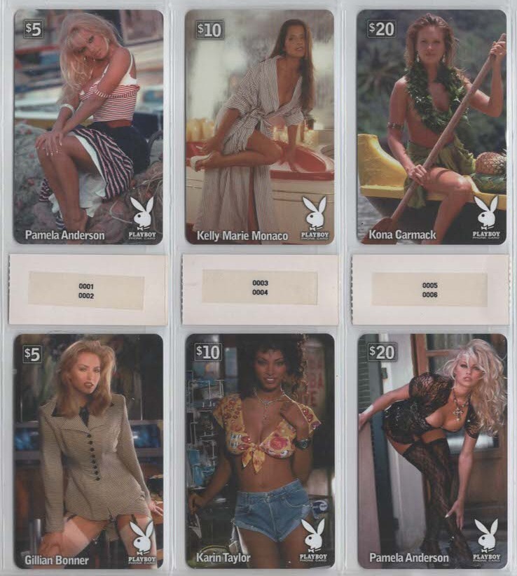 PLAYBOY PHONE CARDS