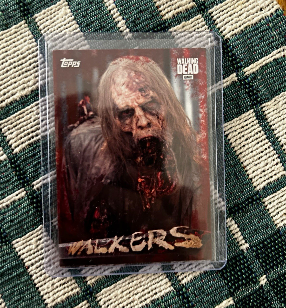 Topps (1/1) Walking Dead Walkers Insert W-10 The Watchtower Was Weakened 2016