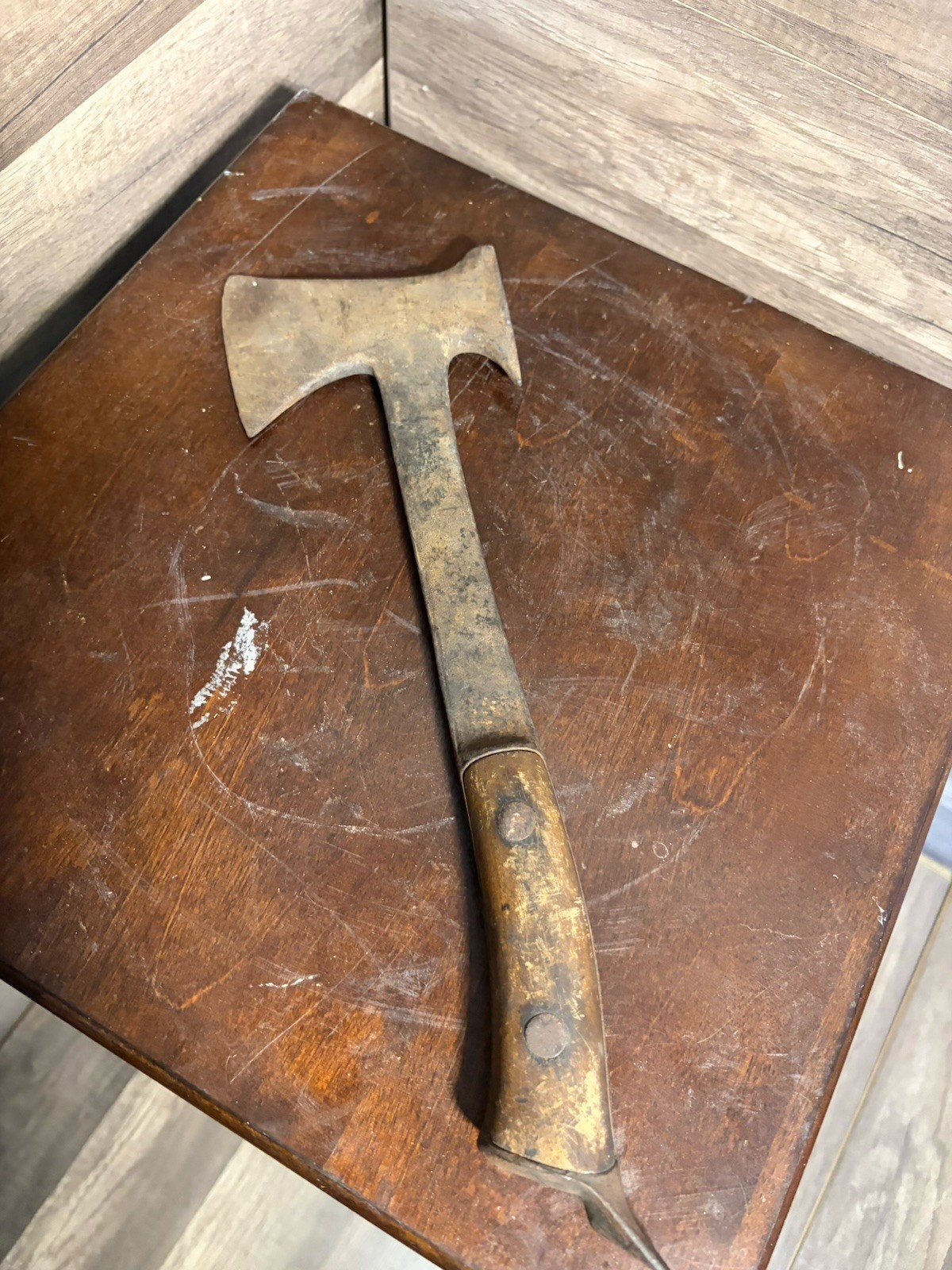 Nice Seldom Seen 1920'S Estwing Multi-Tool UTIL-AX Camp Axe Hatchet