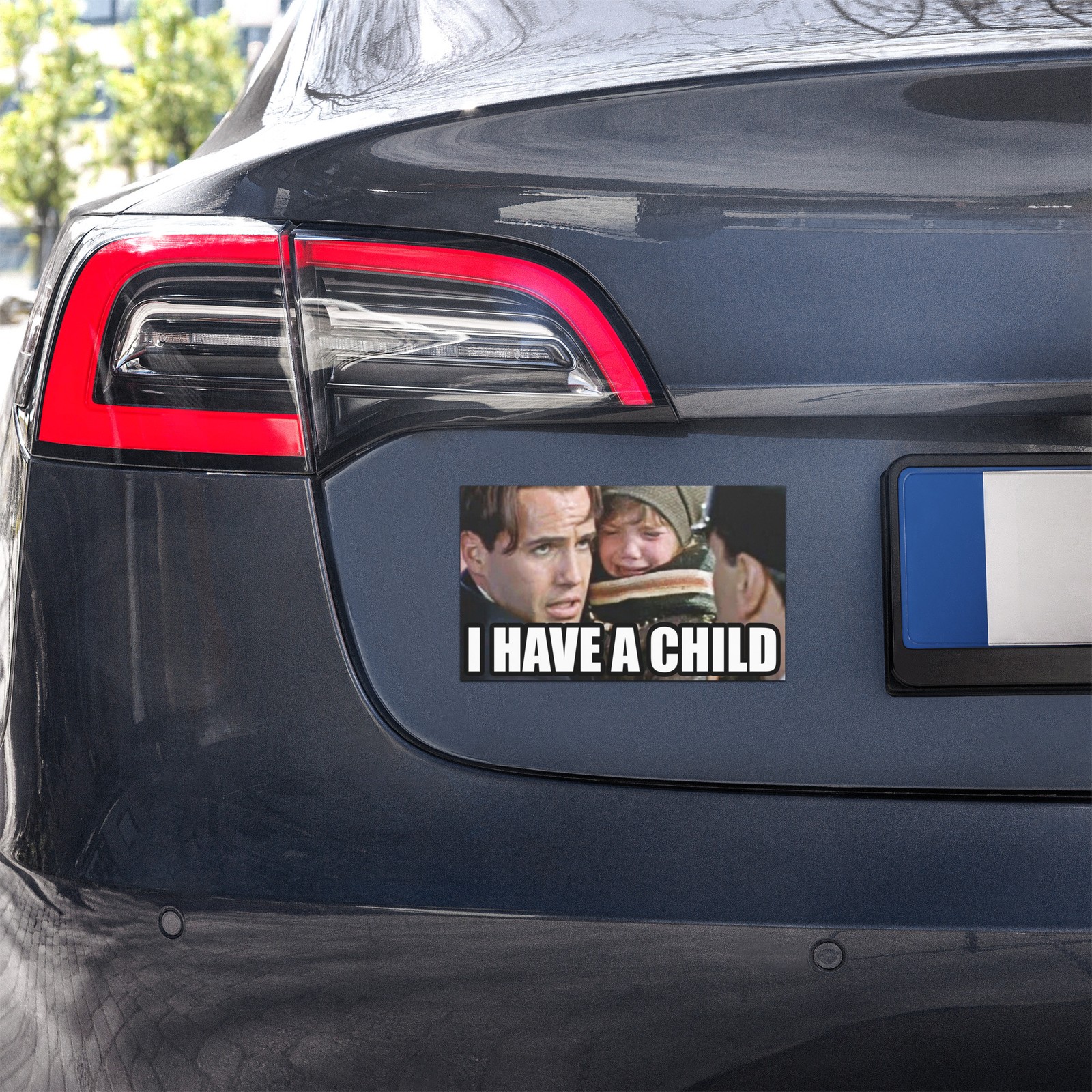 I Have A Child Funny Billy Zane Titanic Bumper Vehicle Car magnet 7.5″ × 4.5″