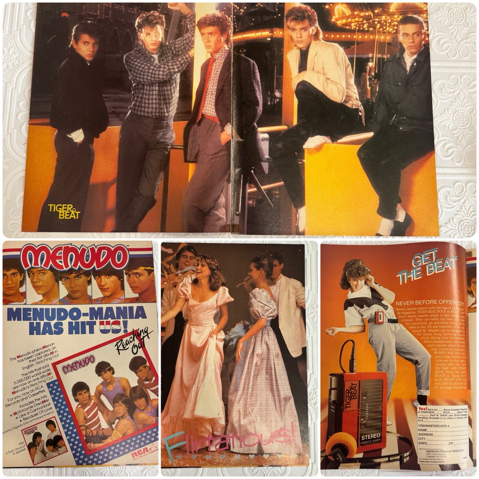 Vintage 1980’s Tiger Beat Magazine Pin Up Duran Duran Menundo Stereo Adds Read Vintage 1980’s Tiger Beat Magazine Pin Up Duran Duran Menundo Stereo Adds Read