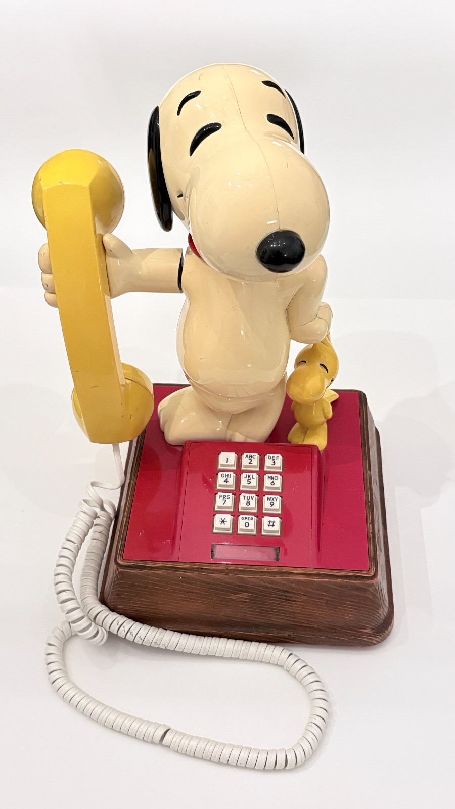 Vintage 1976 Snoopy & Woodstock Touch Tone Phone Peanuts ATC Western Electric