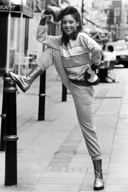 Athlete Sebastian Coe\'s model sister Miranda in London today inten- Old Photo