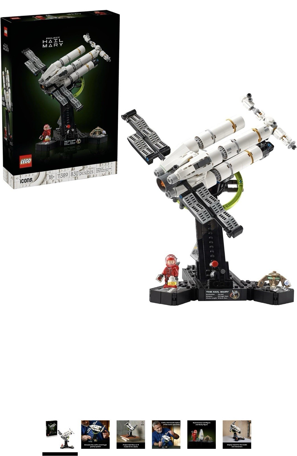 LEGO Icons Project Hail Mary Collectible Building Set for Adults* Exclusive New