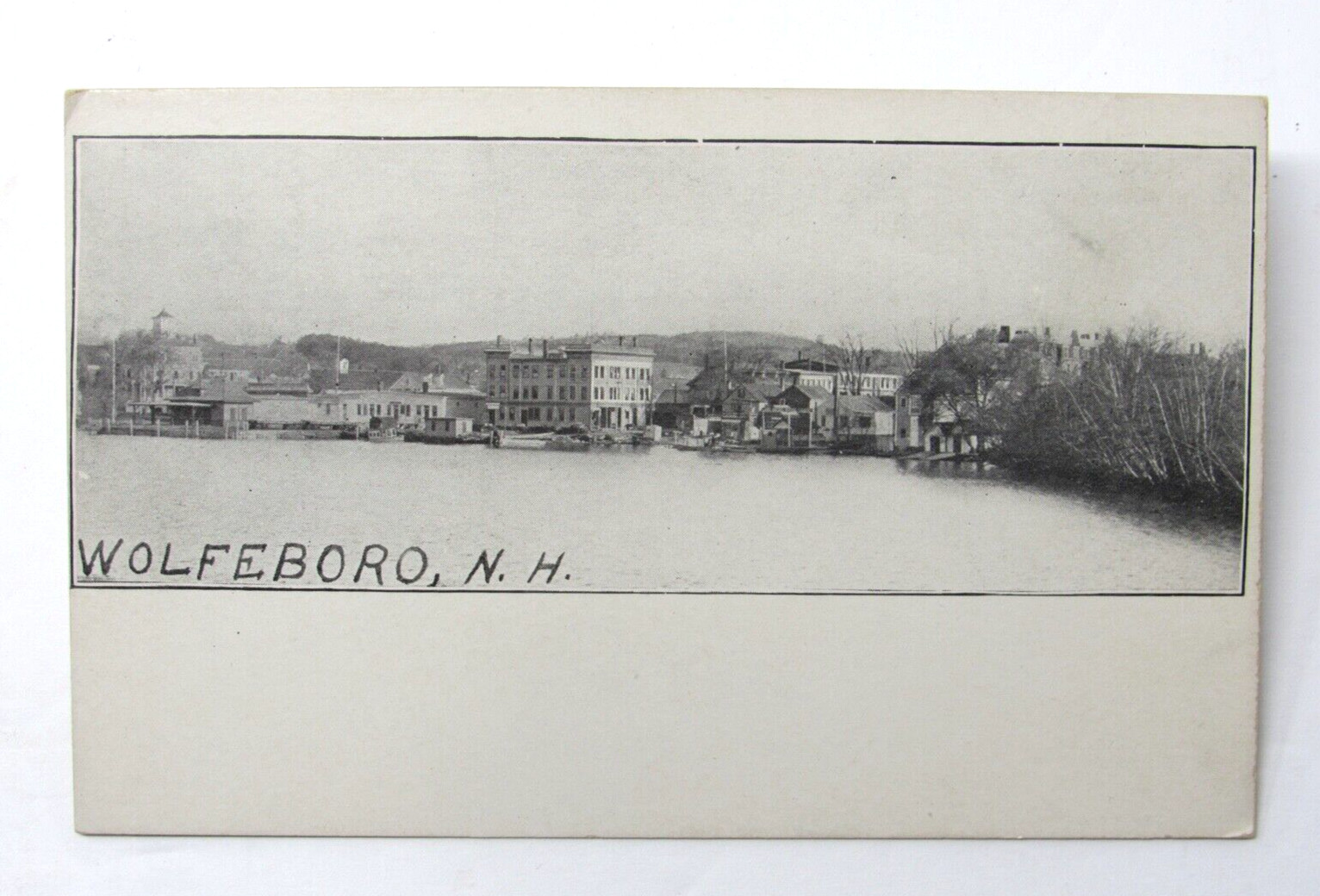 Wolfeboro New Hampshire Postcard c1908 Lake Winnipesaukee Carroll County