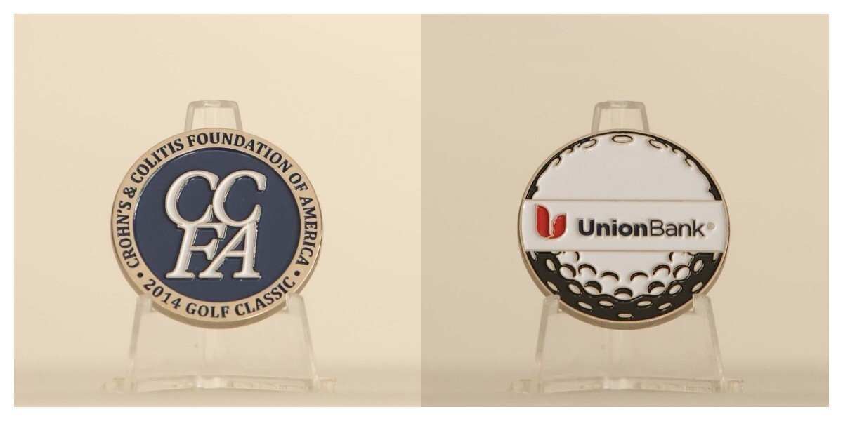 CCFA 2014 Golf Classic Union Bank Charity Challenge Coin  4#I