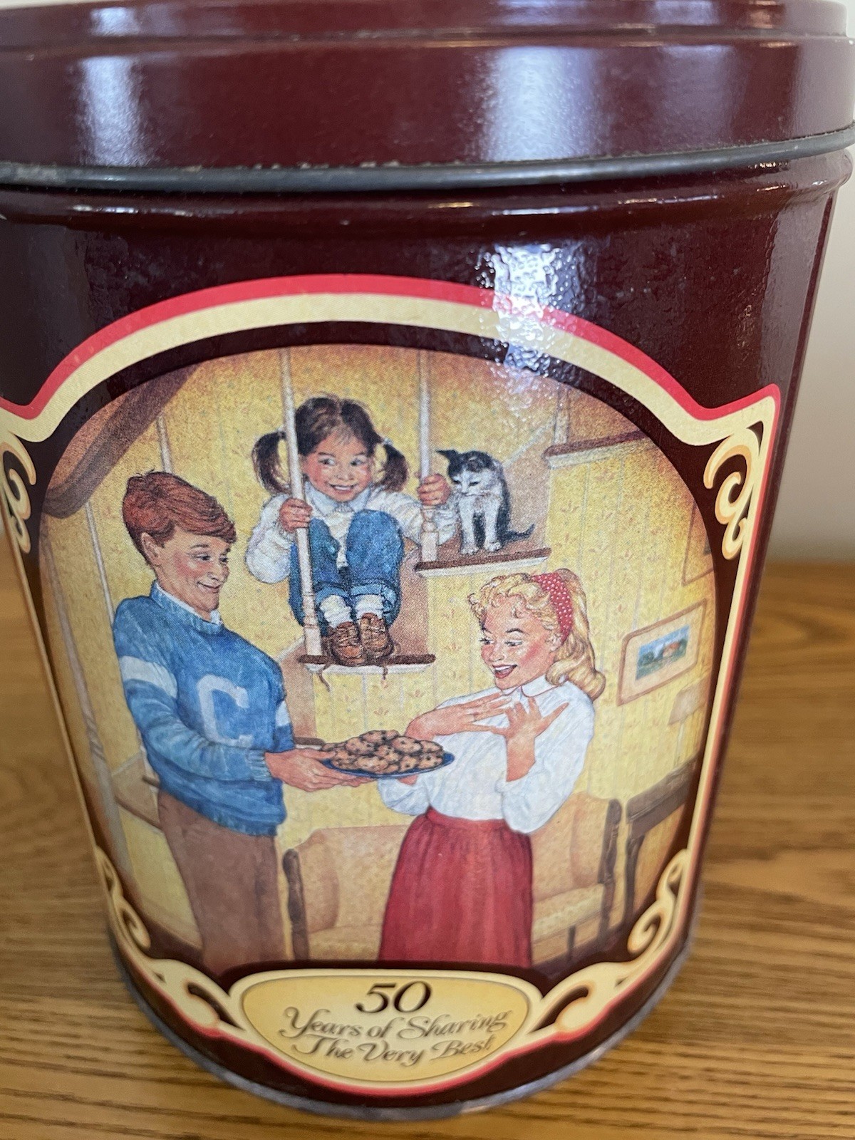 Nestle Toll House Morsels 50th Anniversary Commemorative Tin Vintage 1989