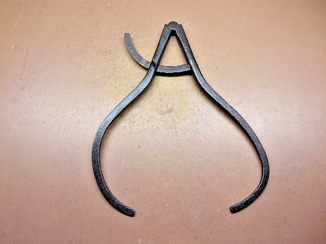 Vintage Primitive Hand Forged Iron Outside Calipers 12\