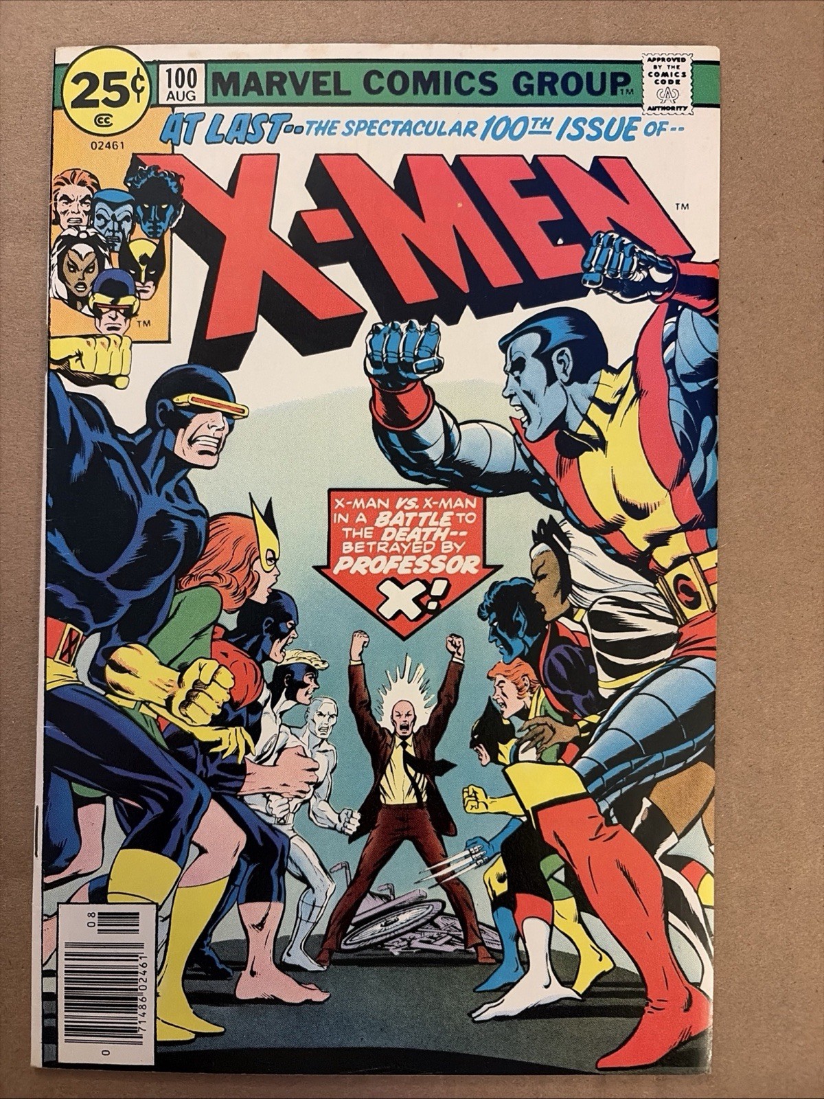 X-Men #100  Very Fine Near Mint Off-White to White Pages Marvel Comics VF/NM