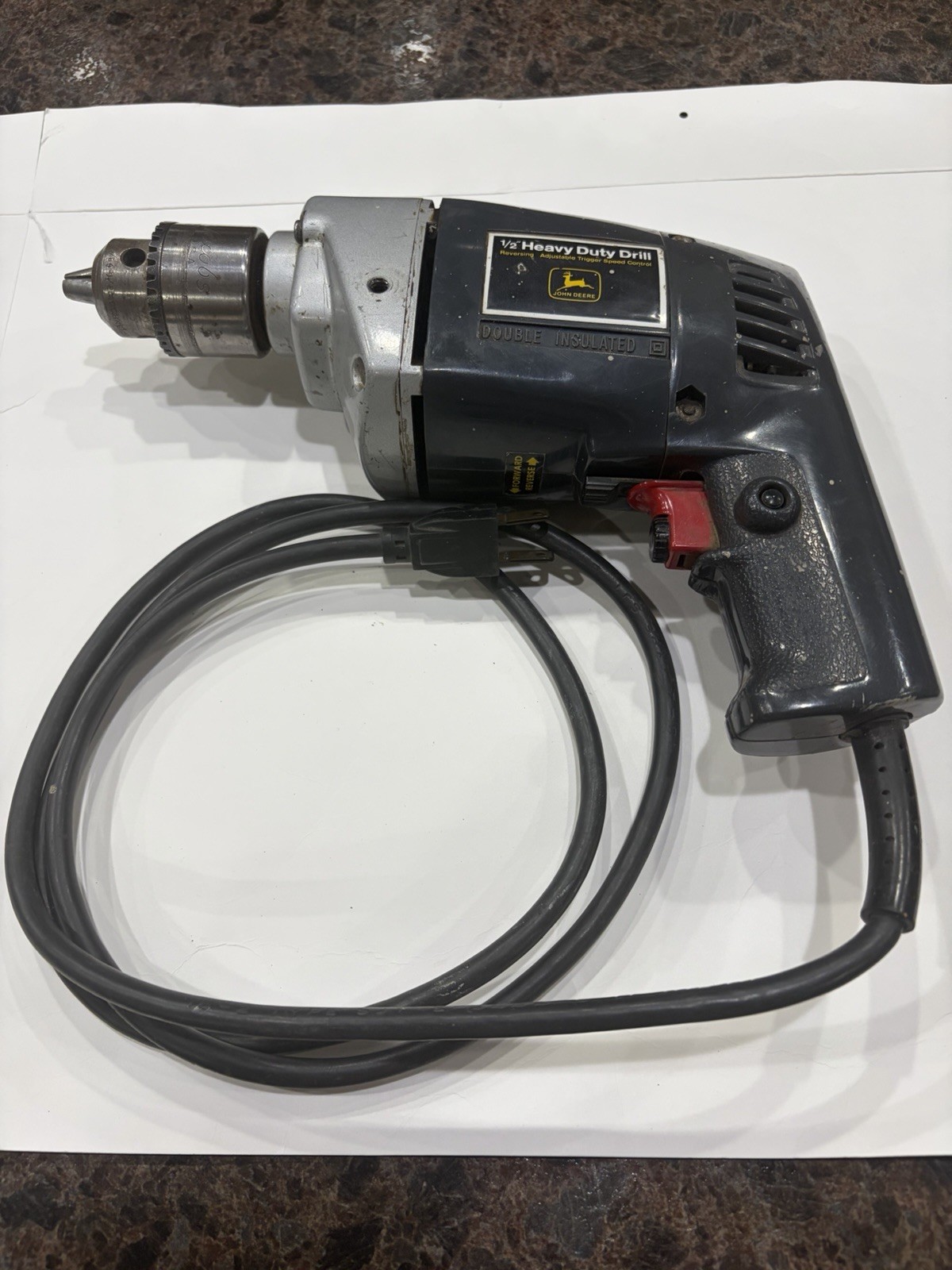 VTG/Original-1980’s John Deere TY9035 1/2” HD Reversible Variable Speed Drill